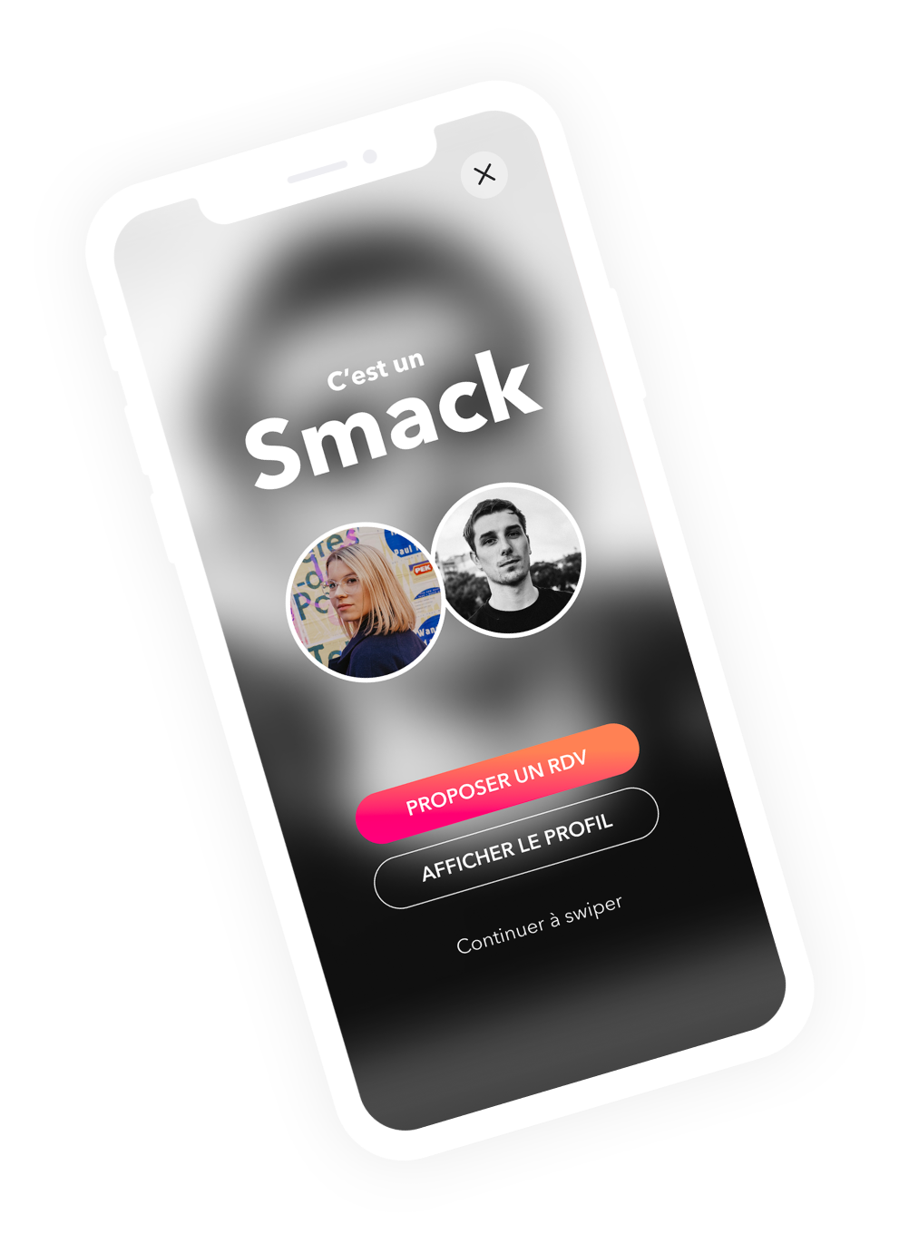 Smack Date - Smack sur l'application de rencontre